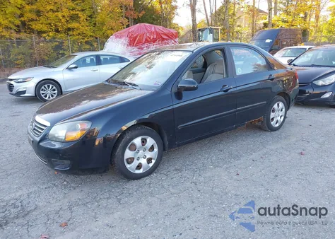 2009 Kia Spectra Ex from USA, damaged, VIN KNAFE222495652011